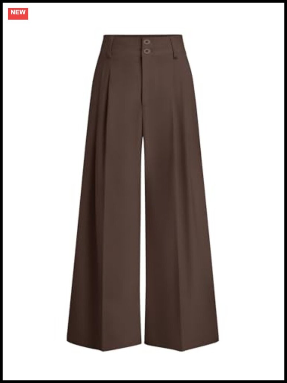 Womens High Waisted Wide Leg Pleated Palazzo Pants Dressy Casual Work Trousers